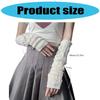 2pack Adjustable Lolitas Fashion Arm Sleeves Stylish Knitted Arm Sleeves Schoolgirl Cosplay Accessories