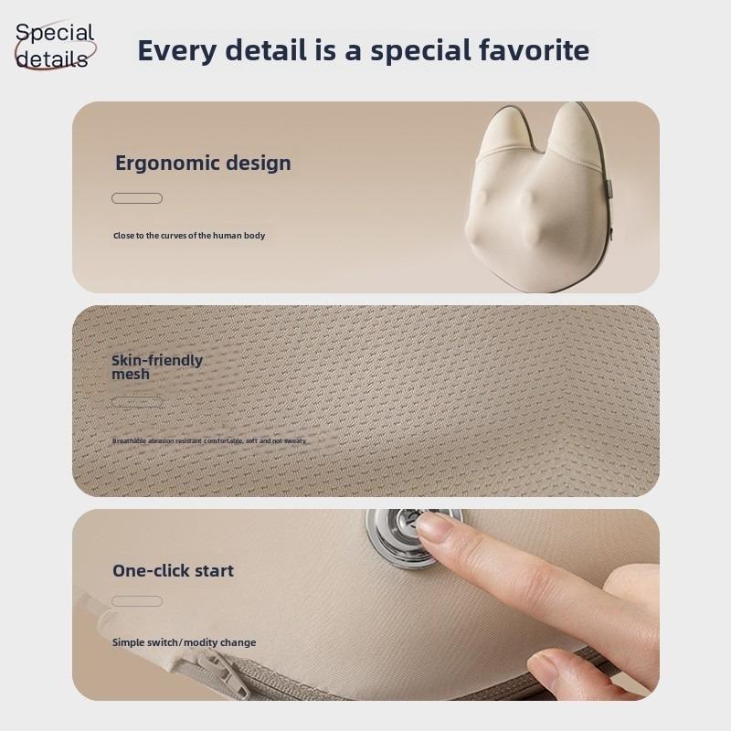 Back Massager with Heat FSA/HSA Eligible, wirelessly Neck for Deep Tissue, Shiatsu Shoulder Massage Pillow Full Body, Ideal Gift