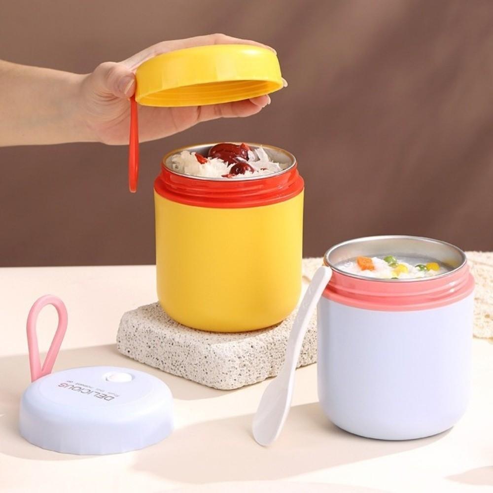 Leak-Proof Thermal Food Container with Spoon Insulated Soup Cup Insulated Container For Kids