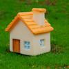 Yousheng Miniature Cottage Dollhouse Accessories Mini Resin House Micro Landscape for Plant Pot Fairy Garden DIY