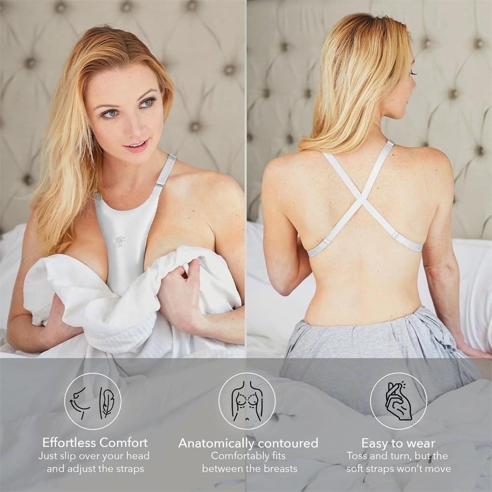 Falten reduzieren Anti-Falten Schlaf-Pads Waschbares Bruststützkissen Premium Brustpolster Schlaf