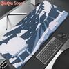 Space Mouse Pad Company Desk Mat Aesthetics 90x40 80x30 Pc Accessories Laptop Pad Large Table Mat Keyboard Deskmats Blue Office
