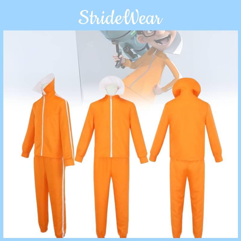 Vibrant Yellow Despicable Me Victor Gru Cosplay Costume For Festive Events