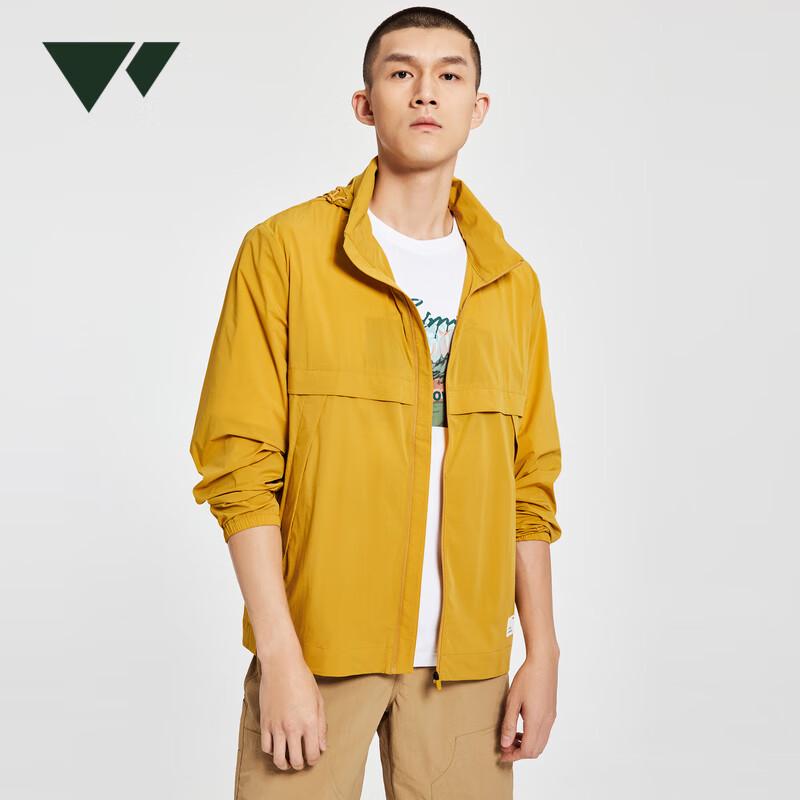 Seven Wolves Men s Easy-Care Hooded Windbreaker Jacket S (165)