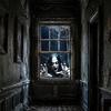 Festive Scene Layout 2Pcs Halloween Horror Window Clings, 80x120cm Spooky Ghost Skeleton Decorative Balcony Stickers Decal for Glass, Haunted