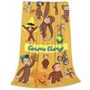 Curious George Spooky Fun Fuzzy Blanket Cartoon Monkey Funny Throw Blankets for Home 200x150cm