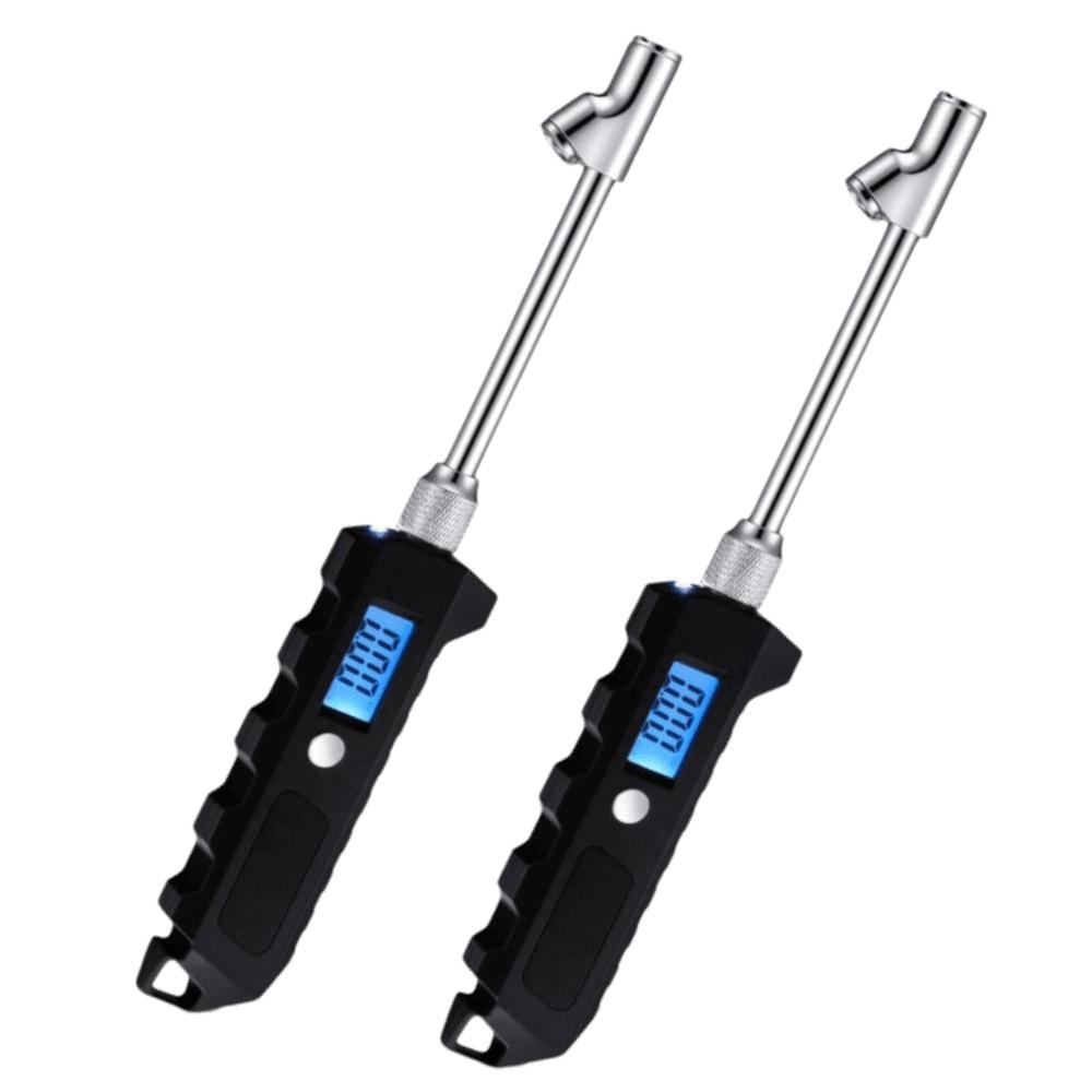 LCD Display Truck Tire Pressure Gauge Stainless Steel Air Gauge Vehicle Tester  For Drivers