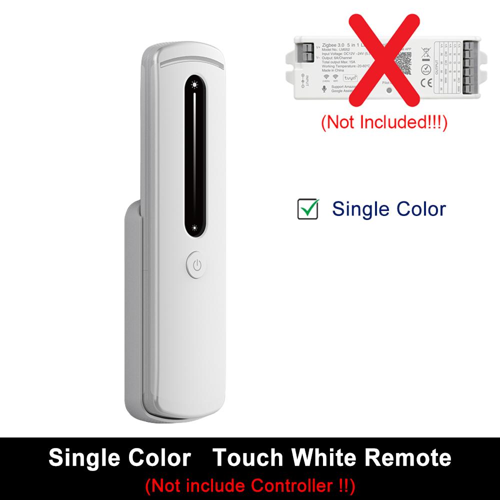 5 in 1 Controller Tuya Zigbee Wifi Smart LED Dimmer 2.4G RC Support Alexa Google Assistant for 12V 24V CCT RGB RGBCCT COB Strip