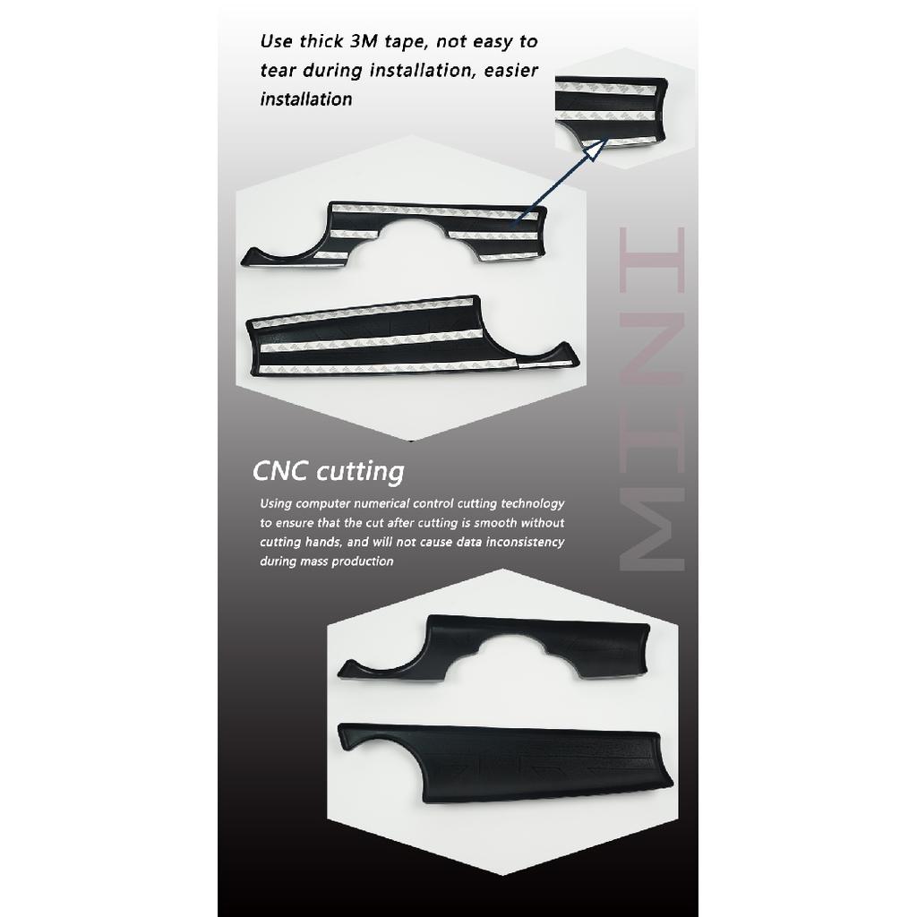 Grauer Union Jack Auto Armaturenbrett Center Control Trim Panel Cover Aufkleber für Mini Cooper One S R55 Clubman R56 R57 R58