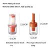 Grill Oil Brushes, Portable Silicone Oil Bottle with Brush, Temperature Resistant, Liquid Oil Pastry Kitchen Baking BBQ Tool