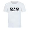 New Summer The World Is Flat Engine T Shirt Short Sleeve Custom T-shirt Style Men O-neck Cotton TShirt Fashion Streetwear Tees
