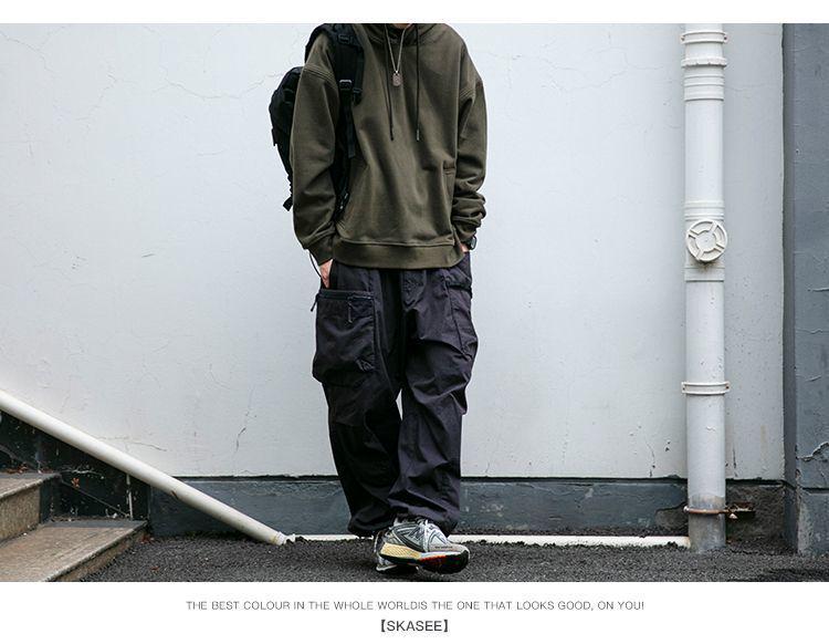 Men's American Retro Heavyweight Hoodie - New Autumn/Winter Trend, Loose Fit with Plus Velvet.