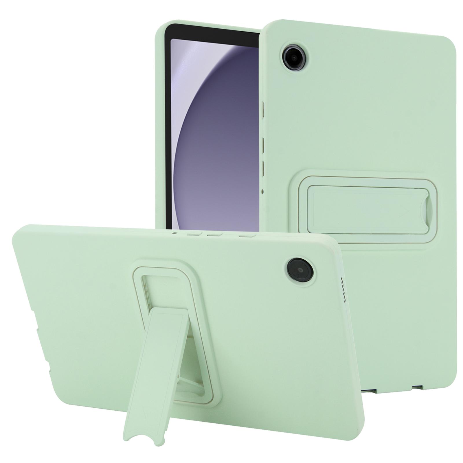 

Для Samsung Galaxy Tab A9 Чехол TPU+PC Приятный на ощупь Подставка Чехол для планшета Mint Green