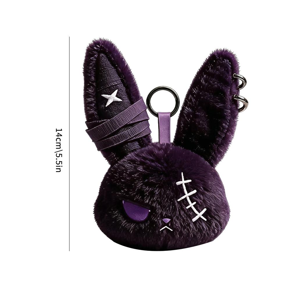 Portachiavi Peluche Coniglio Gotico Coniglio Borsa Bandage Desian Kawaii Portachiavi Ciondolo Regalo