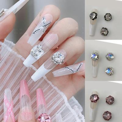3 STÜCKE 3D Nagelanhänger AB Nagel Strasssteine Set für Nagelkunst Kleidung Schmuck DIY Nägel Kunsthandwerk Maniküre Verzierung