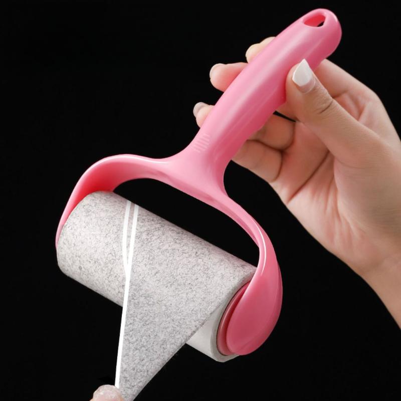Pet Hair Removal Sticky Roller with Tearable Adhesive Sheets