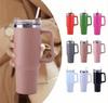 New Popular Hot Sale Product Insulated Double Wall Stainless Steel 40oz Tumbler Cup with Handle and Straw and Lid