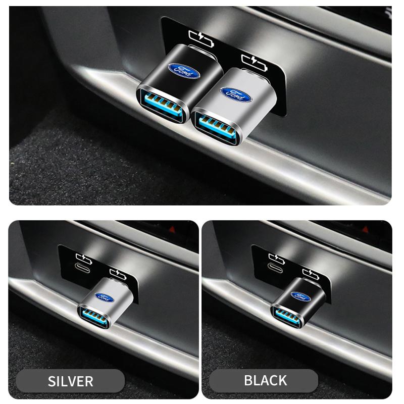 Car Type-C To USB 3.0 Interface Mini Converter Charging Adapter For Ford Expedition U222 U324 U324N U553