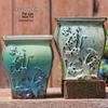 Yixing Handmade Coarse Pottery Large Square Succulent Flower Pot