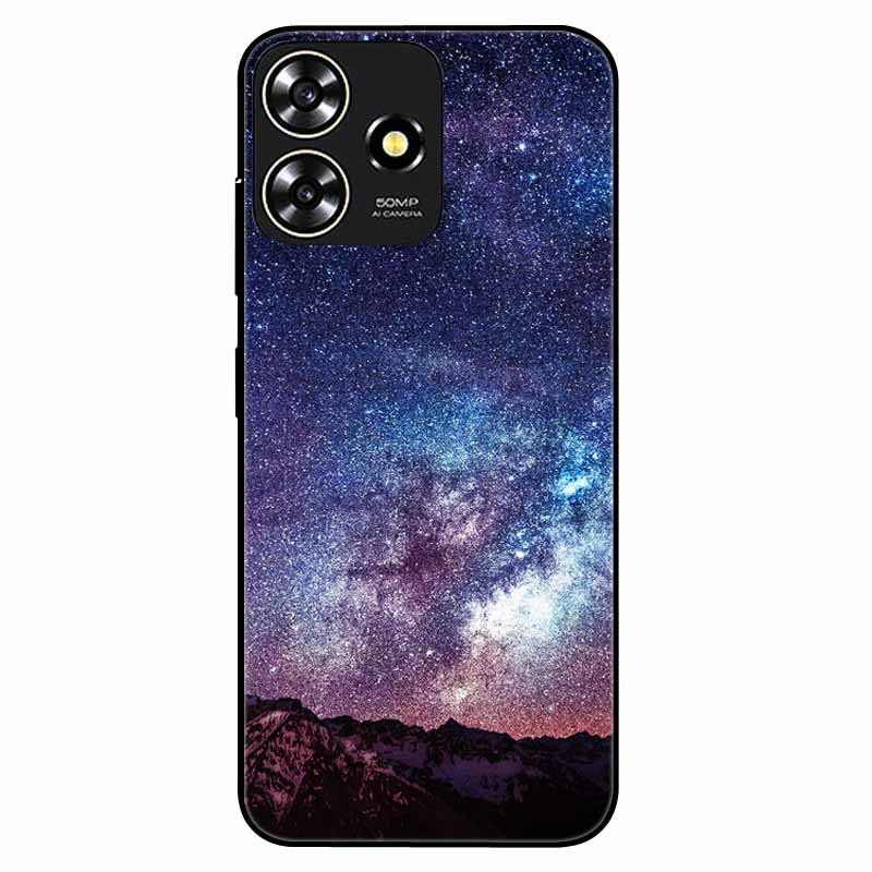 For ZTE Blade A73 4G Case 6.6'' Para Silicone Soft Cool Print Marble Phone Cover for ZTE BladeA73 A 73 4G Shockproof TPU Bags