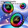 2-in-1 Car RGB Music Rhythm Lamp With Aromatherapy Sound-Activated Light Rechargeable Vent Clip Car Fragrance Ambient Light