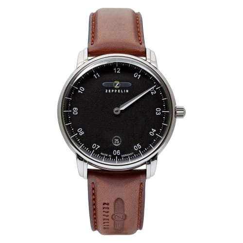 ZEPPELIN Men's Watch, New Captains Line, 8642-2, Quartz Movement, Mineral Glass, Stainless Steel