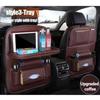 Multi-pocket Car Seat Back Hanging Organizer Bag Universal Auto PU Leather Storage Holder Bag Foldable Shelf