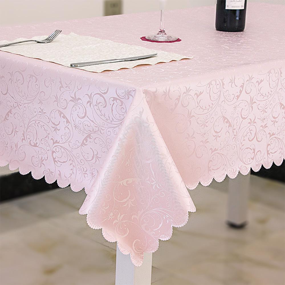 European-Style Rectangular Waterproof, Oil-Proof & Washable Coffee Tablecloth (Oval & Rectangular Options Available)