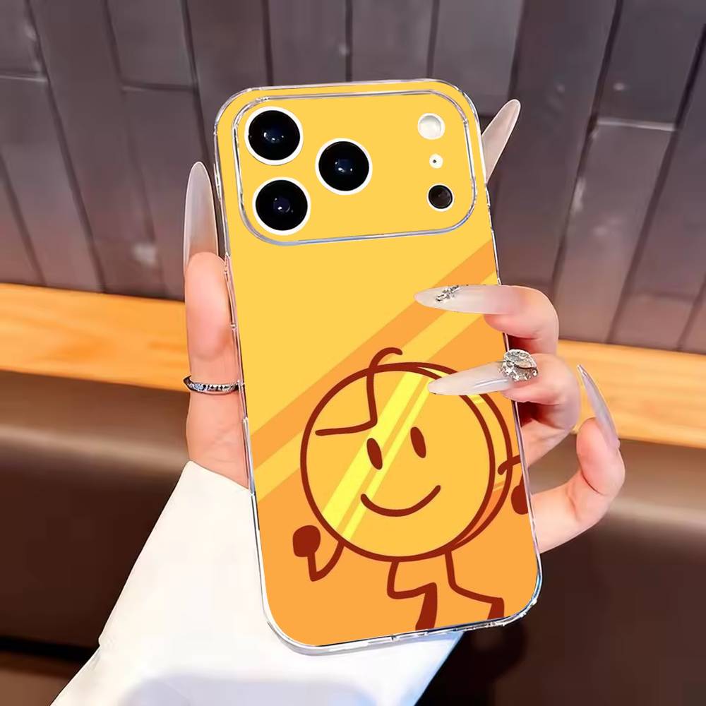 Bfdi B-Battle For Dream Island Phone Case For iPhone17,16,15,14,13,12,11 Plus,Pro Max Soft Transparent Cover