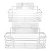 Bathroom Corner Shower Shelf Wall Mounted Toilet Storage Shelf Organizers for Bathroom Kitchen