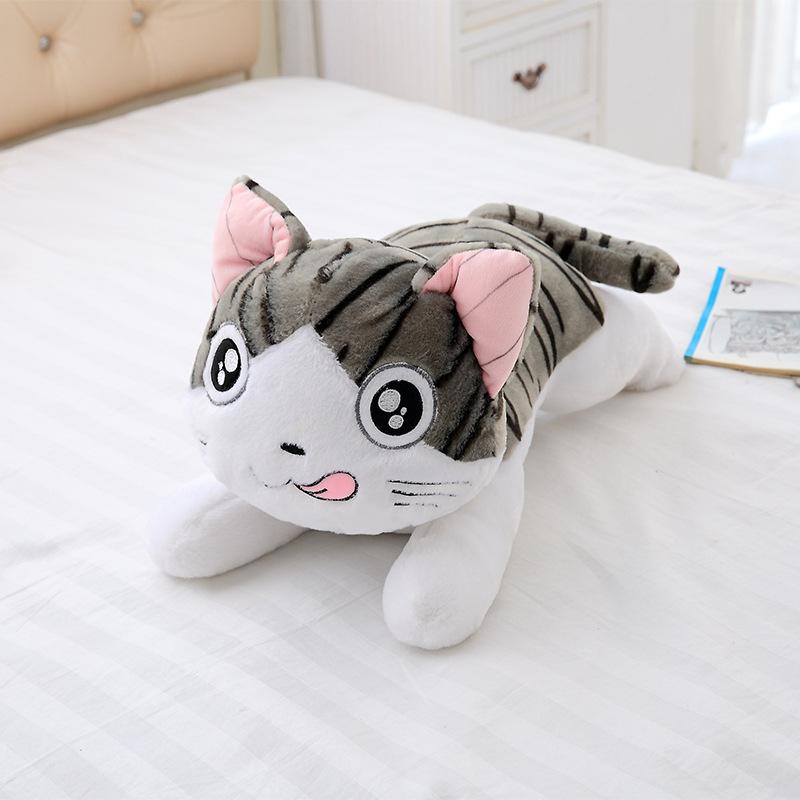 Posición para dormir del gato, muñeca Xiaoqi, dulce muñeco de gato privado, juguete de peluche, regalo del Día de San Valentín para niña