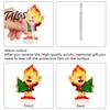 Decorative Display Boxes Christmas Advent Calendar 2026, 24-Day Surprise Countdown with 24 Acrylic Pendants, Anime Themed Collectible Gifts for Kids,