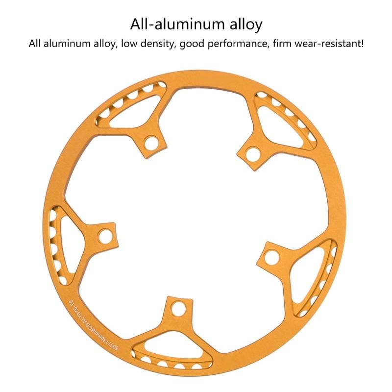130mm BCD 45T 47T 53T 56T 58T Single Speed Kettenblatt für Falträder Aluminiumlegierung Faltrad Kettenblatt Kurbelgarnitur
