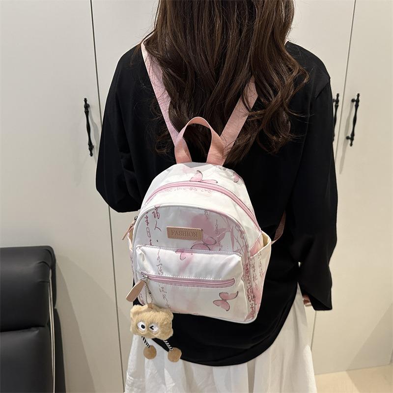 New high-end small backpack female 2 casual design niche fashion versatile college student small backpack