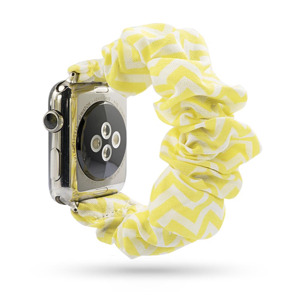 Scrunchie Strap for apple watch band 44mm 40mm 45mm 41mm 38mm 42mm 49mm correa bracelet iwatch series 4 5 6 3 SE 7 8 9 ultra 2