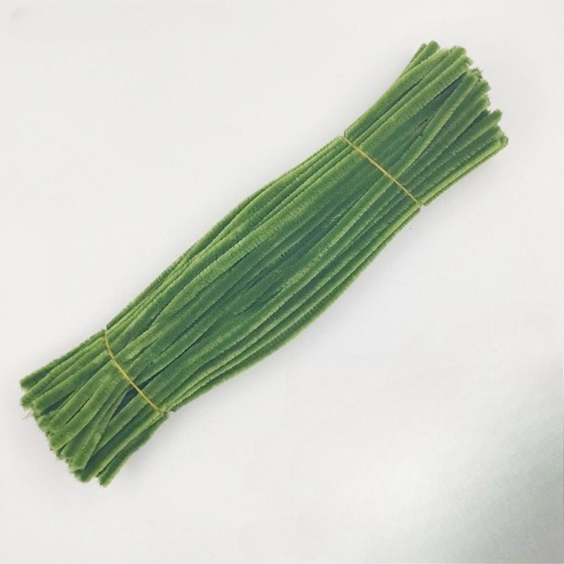 500pcs Chenille Stem Pipe Kids DIY Creative Chenille Sticks Cleaners Kindergarten Educational Handmade Material Plush Strips
