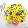 1pc SpongeBob SquarePants Automatic Opening Umbrella with Tokidoki Characters, Portable 3-Fold Design, 8-Bone Iron Frame, Outdoor for Fans, Travelers,