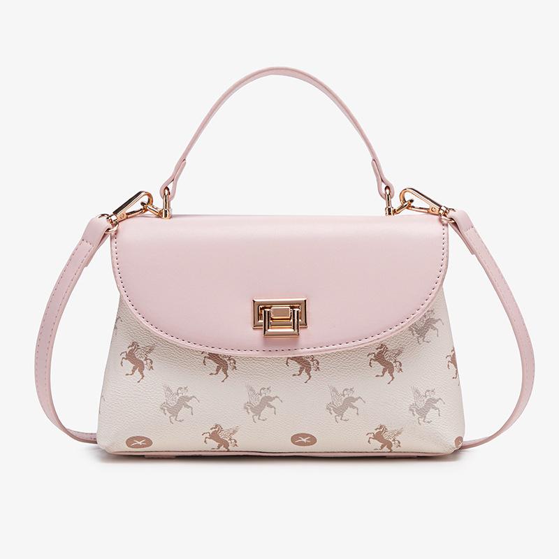 Trend ins style autumn new contrasting color messenger bag to work daily versatile commuting fashion popular shoulder bag women