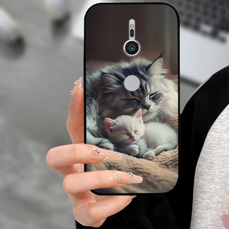 For Sony Xperia XZ2 XZ 4 2 1  Soft Silicone Black Back Shell Phone Cover For Sony XZ1 XZ2 XZ4 Funda Coque Shockproof Cases