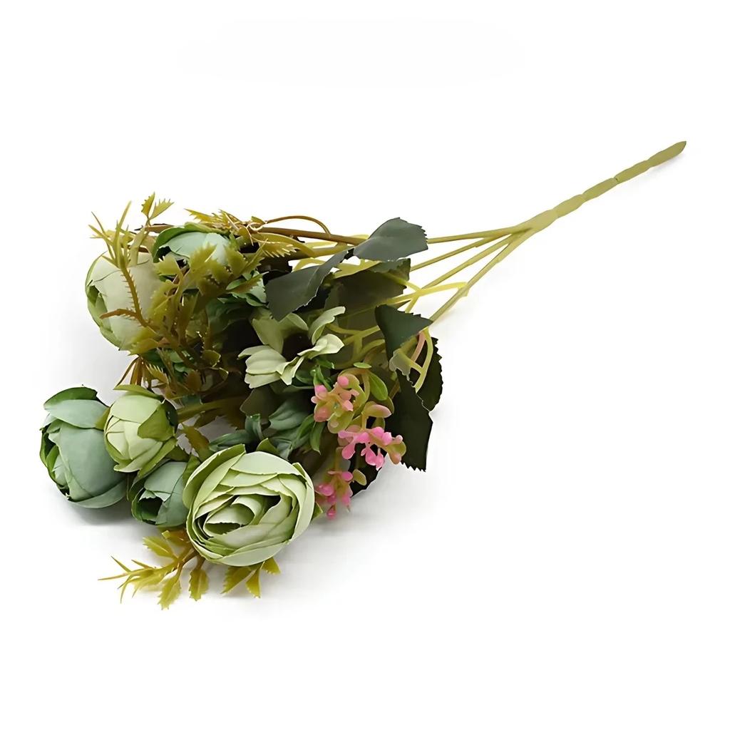 Multicolor Tea Roses Vases Home Decor Artificial Flowers Fake Daisy Plastic Wedding Decorative Floral Arrangements