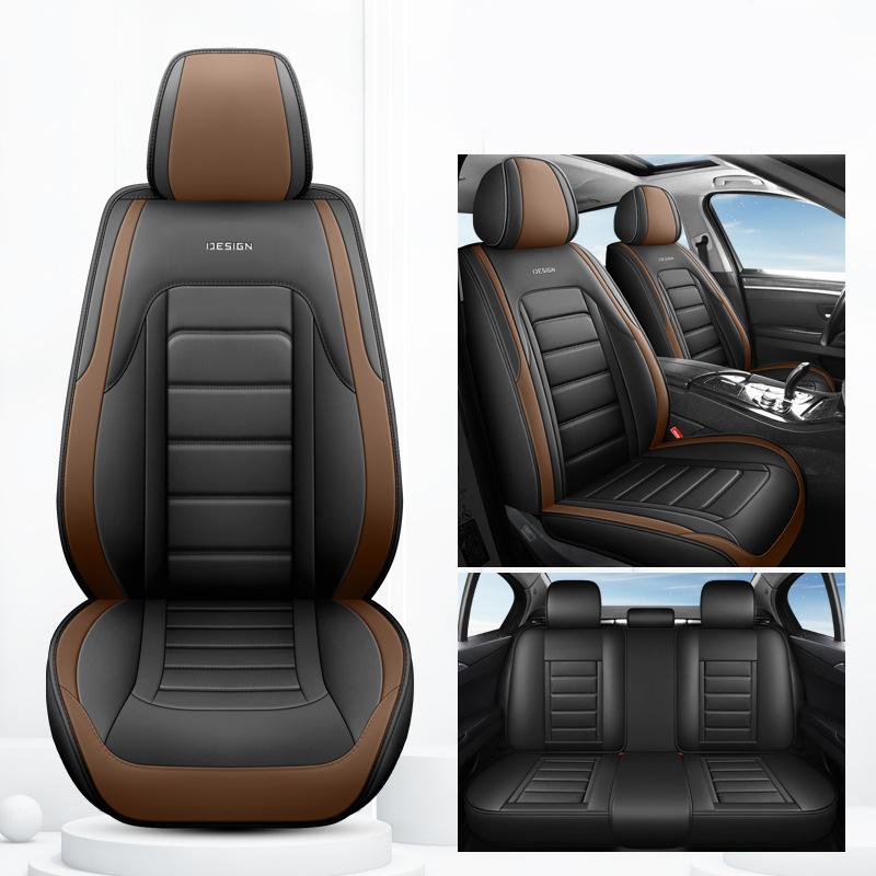 1PC Car Breathable PU Leather Car Seat Cover Fit Most Vehicles Car Front Seat Cover Car Seat Protector Seat Covers