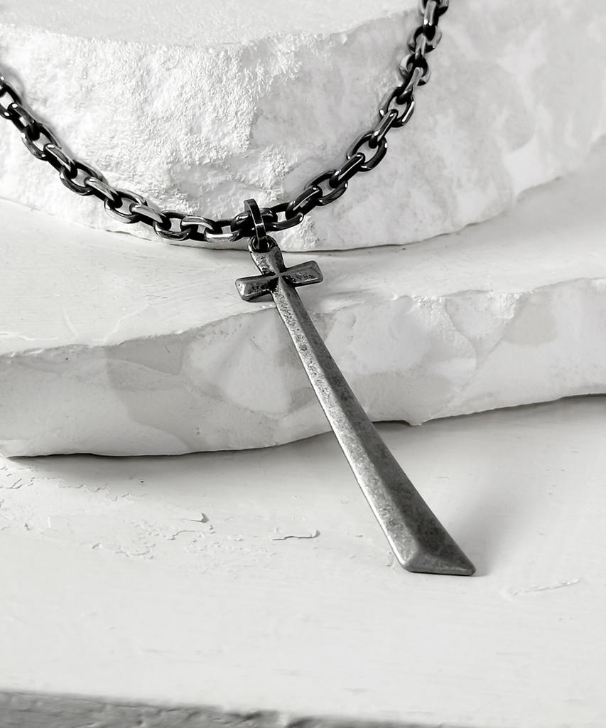 Gesegnete Kugel Ss-Erneuerung Schwert Kreuz Halskette