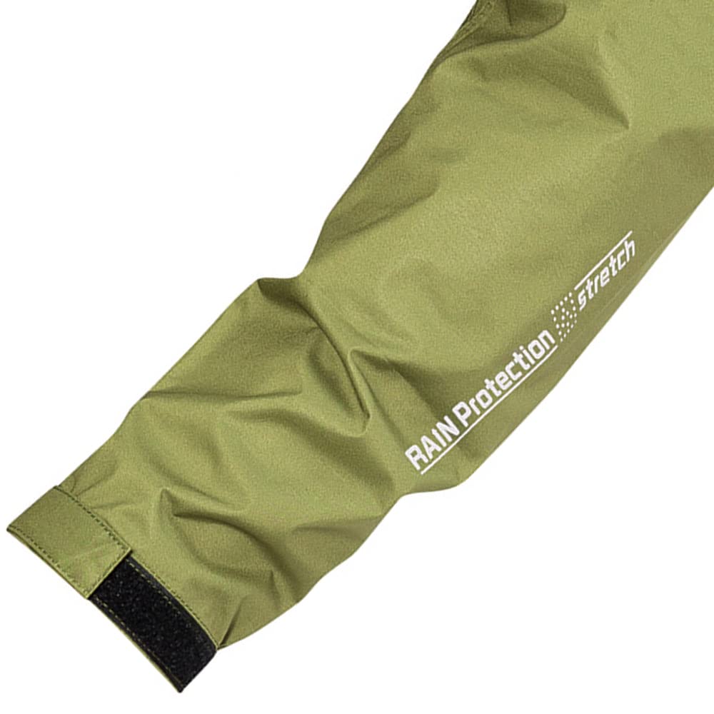 Kita Kando Stretch Rain Jacket, Green, Size L