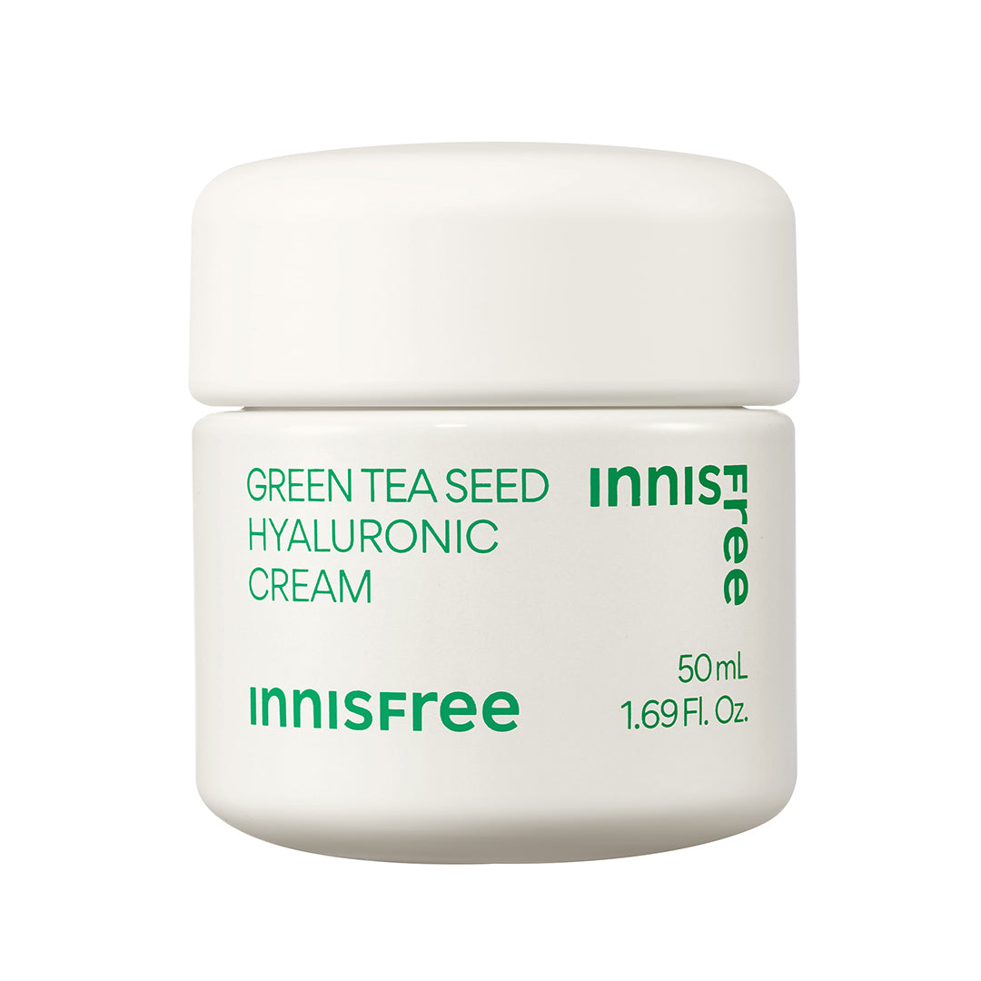 Innisfree Green Tea Seed Hyaluronic Cream – Hydrating & Moisture Barrier Face Cream (50ml)