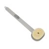 Bath Brush Long Handle Removable Brush Head Waterproof Comfortable Brush for Bathrom Grey