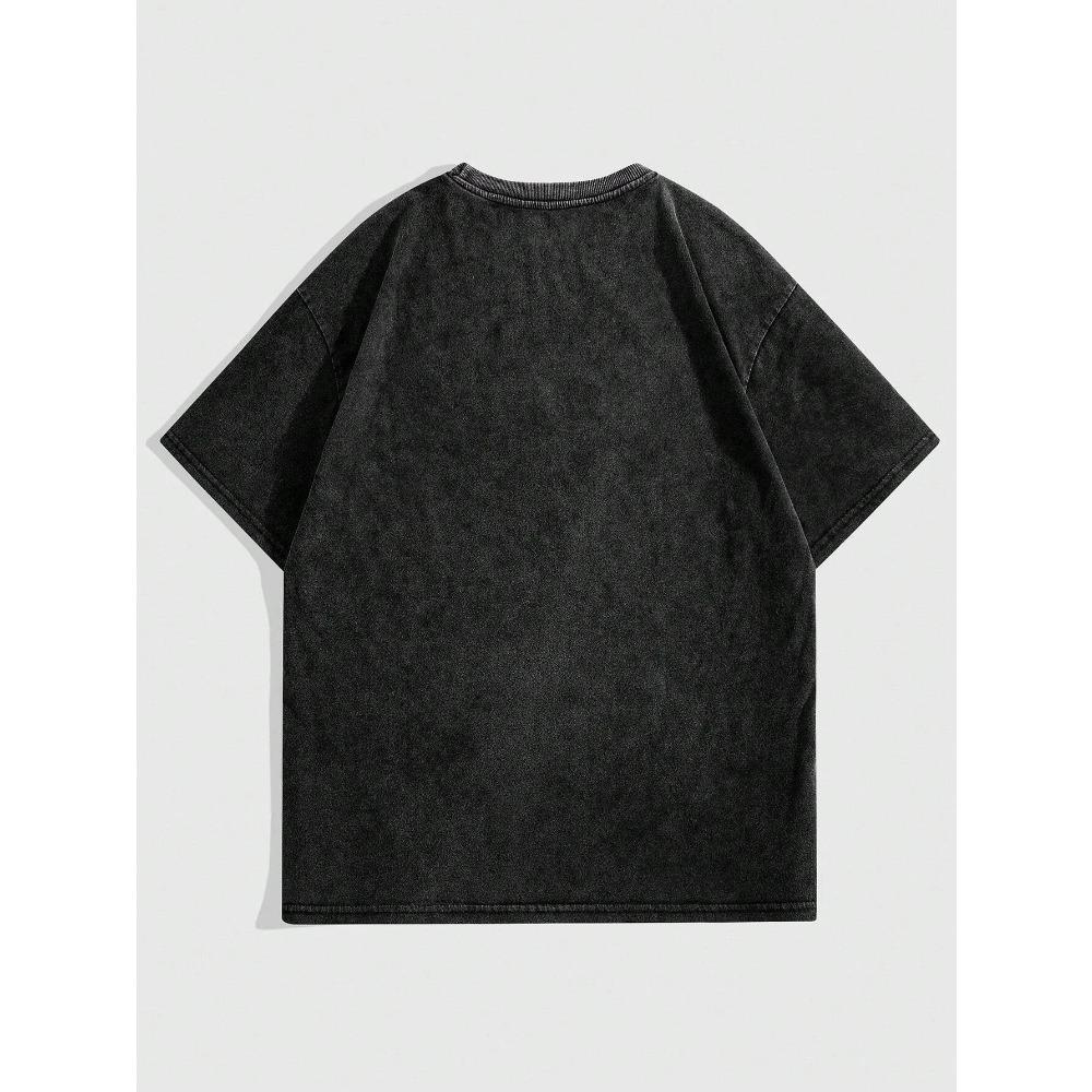 Oversized Loose Washed Cotton T-shirt Men and Women Can Be Short-sleeved Round Neck Arrival of Summer T-shirts