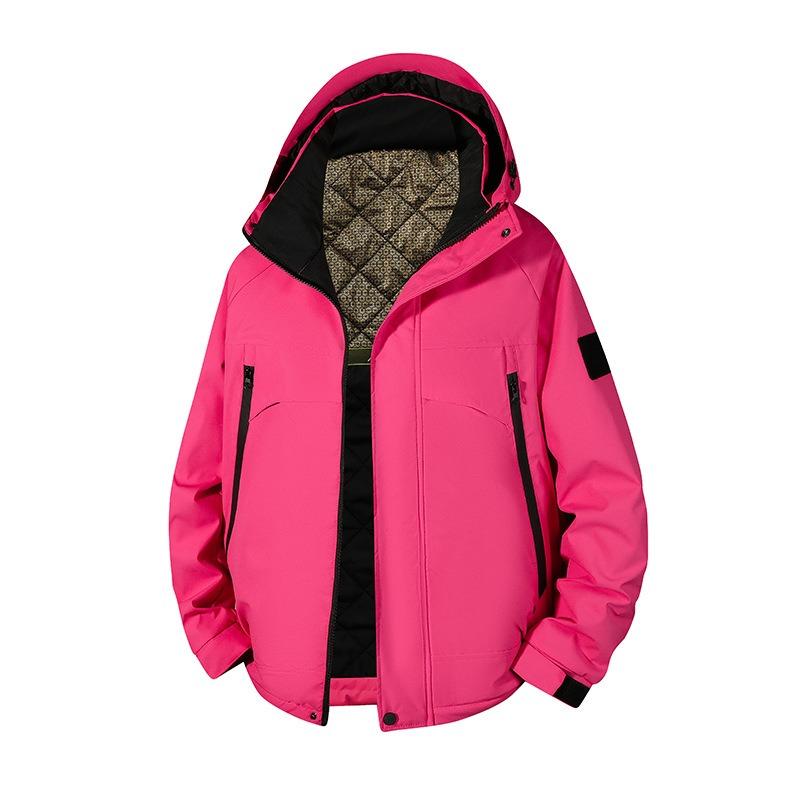 Graphen-integrierte Baumwolle Outdoor-Steppjacke winddicht wasserdicht und Kältejacke Paar lässige Steppjacke verdickte Steppjacke