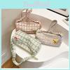 Trendy Plaid Velvet Crossbody Bag For Women In 2024
