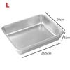 Stainless Steel Tiramisu Mold Cake Tray Cake Shaping Container With Lid Cake Preservation Box Household Dessert Baking Tools