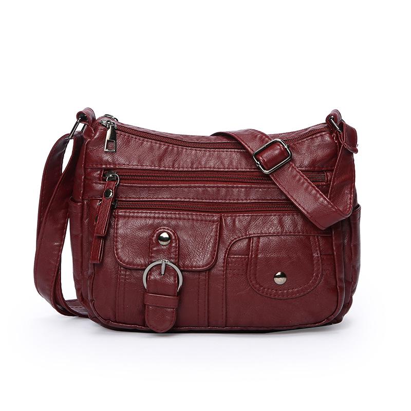 2026 New Stylish Versatile Women's Leather Shoulder Crossbody Bag for Mothers